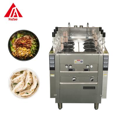 China Automatic lifting 6 Heads New Energy Saving Automatic Lifting Gas Noodle Cooker Commercial Noodle Cooking Machine Pasta Cooker With Baskets for sale