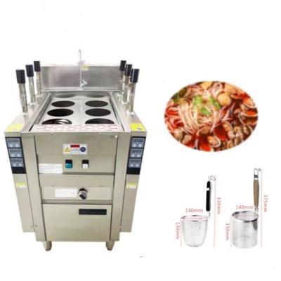 China 14CM/16CM/18CM The Best-selling Professional Gas Electric Noodle Cooking Machine Smart Pasta Cooker Automatic lift with 6 Baskets for sale