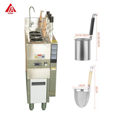 China Automatic lifting Electric Commercial High Efficiency 3 Head Automatic Lifting Time Limiting Pasta Boiler Cost Saving Noodle Cooker for sale