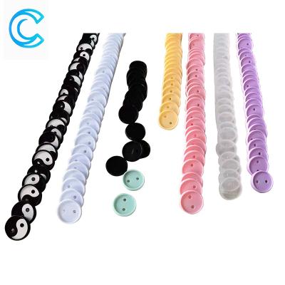 China Mushroom Hole Notebook Album Office Supplies Binding Plastic Rings Spread Hole DIY Binding Notebook Around Disc Buckle Binding Plastic Circle for sale