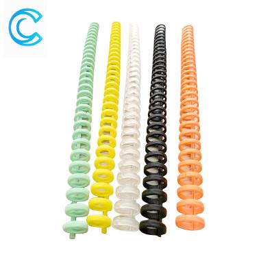 China Office Supplies 34 Hole PVC Loose-leaf Binding Strip Hot Sale PVC Plastic Comb Clip for sale