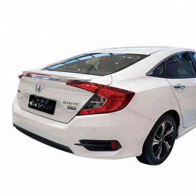 China Rear CZJ FOR 2016 HONDA CIVIC CAR ELEVATE WRC SPOILER W/LIGHT for sale