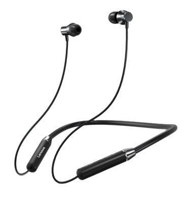 China Unique Earphone HE05 Metal Material Silicone Wireless In-Ear Stereo Headset Neck Band for sale