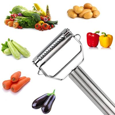 China Sustainable Kitchen Tools Stainless Steel Fruit Vegetable Potato Peeler Groente Schiller Pelador De Papas for sale