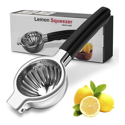 China Viable Professional Orange Fruit Squeezer Hand Lime Lemon Squeezer Stainless Steel Manual Juicer Squeezer for sale