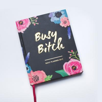 China Personalized Recycled and Eco-friendly Decorative Hardcover Notebook Planner Daily Journals for Women for sale