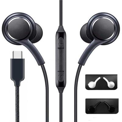 China 2021 New Arrival Perfect Sound Type C Headphones In-Ear With Mic Wired Headset S20 Type C Earphone For Samsung Note 10 Earphone for sale