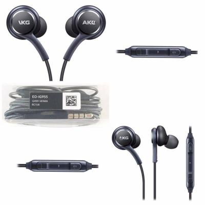 China Perfect Noise For Samsung AKG S8 S9 Earphone EO-IG955 Headphones Headset s10 Headphones Stereo Black Handsfree for sale