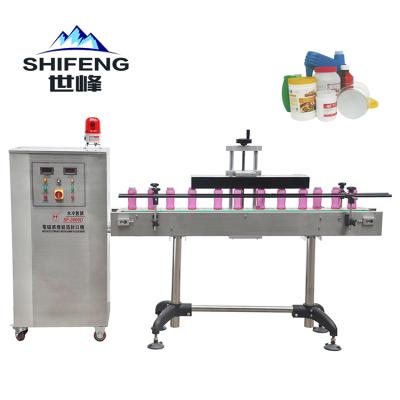 China SF-3000 Automatic Food Induction Aluminum Spice Jar Sealing Machine for sale