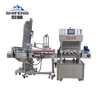 China Full Automatic Food Vacuum Machine Glass Bottle Sealing Capping Machine for sale