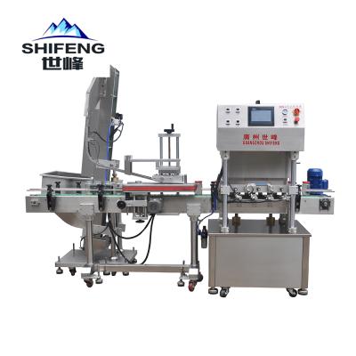 China SFZK-4 Automatic Food Vacuum Capping Machine /Twist Off Cap Vacuum Packing Machine/Glass Jar Vacuum Capping Machine for sale