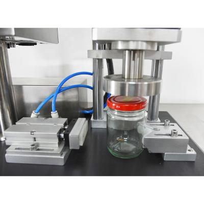 China SFXG-300 Food Adjustable Glass Jar Manual Capper Capping Machine for sale