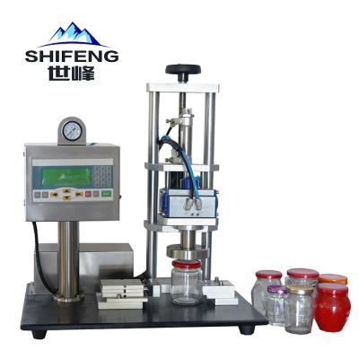 China Manual Beverage Vacuum Capping Machine Capper For Glass Bottle for sale