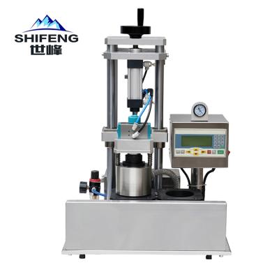 China SFZK-2 Guangzhou Shifeng Semi-automatic Beverage Vacuum Glass Dazed Bottles Capping Machine for sale