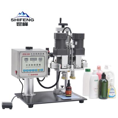 China XG-100B Semi Automatic Food Bottle Capper Manual Screw Capping Machine for sale