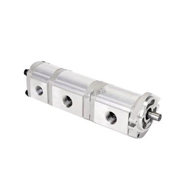 China Industrial Utilities Industrial Utilities Zhengquan HGP-333A-F7/7/7R triple gear pump hydraulic high pressure oil pump large flow high pressure resistant pump for sale