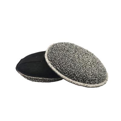 China EXFOLIATE Customizable Skin Care Safe Charcoal Texture Double Body Scrubber Toiletries for sale