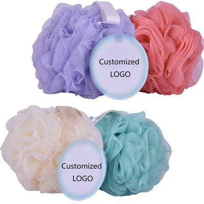 China EXFOLIATE NEW! 100% Recycled Mesh Bath Sponge Natural Loofah make with recycled materials - high quality personal care and skin care for sale