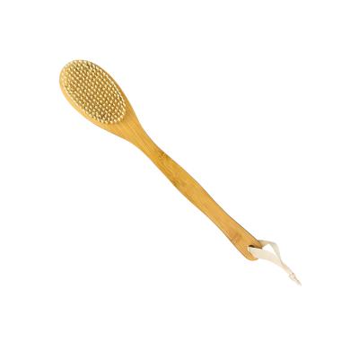 China EXFOLIATE High Quality New Household Bath Products Bamboo Bristle Bath Handle Dry Brush for sale