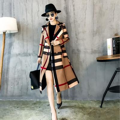 China Large Breathable Stock in Amazon Stock Europe and Hot Sale New Autumn Fashion Long Elegant Women American Style High Quality Color Matching for sale