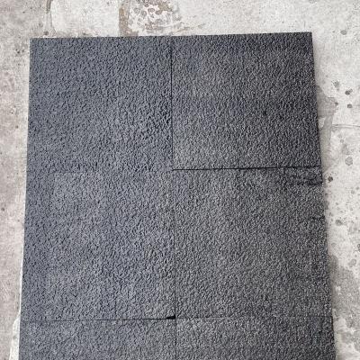 China Modern Quality Bush-hammered China Black Granite Slabs Kitchen Counter Table Tops For Decor for sale