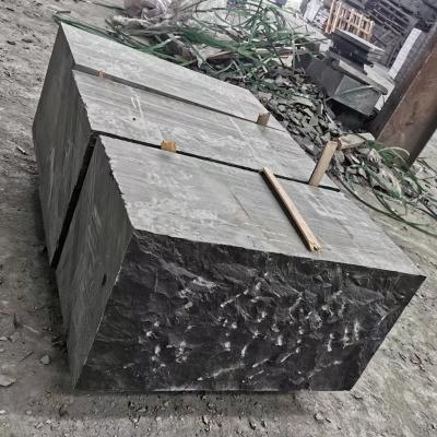 China Chengde Modern Black Granite Slab Tile Countertop Bush-Hammered Natural Stone for sale