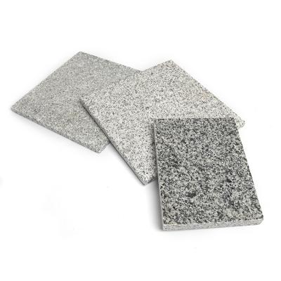 China Exterior Flamed Black Sesame Granite Tile 600x600 Modern Hotel Anti Slip Paving Natural Granite Stone for sale