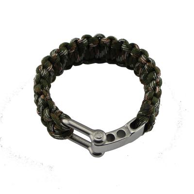 China Fashionable High Quality Adjustable Multicolor Paracord Survival Bracelet for sale