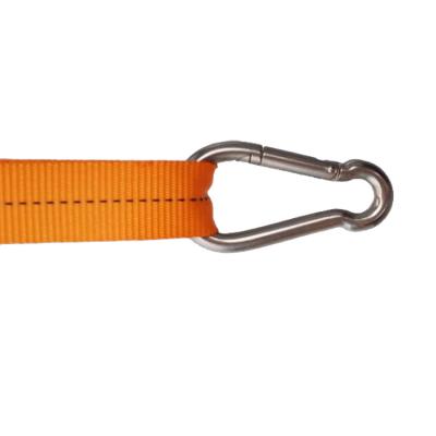 China Eco-Friendly Ratchet Straps Handle Rubber Cargo Lashing Belt Tie Down Snap Hook for sale