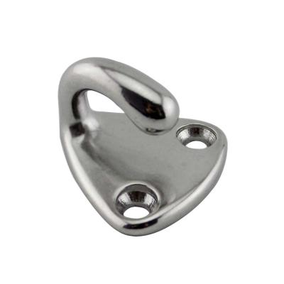 China Boat Hardware Fitting 316 Stainless Steel Coat Hook Fender Marine Hardware Accessories Open Hook for sale