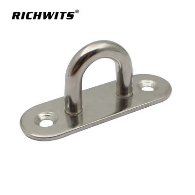 China Rust Proof 304 Stainless Steel Oval Hook M5 For Carrier Hook , Boat Bolt Silver for sale