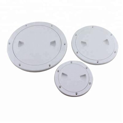 China Anti Aging Marine Boat Screw Out ABS Deck Inspection Access Hatch Cover for sale