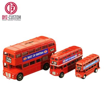 China Big Red Souvenir London Souvenir Gift Bus Piggy Bank Piggy Bank for sale