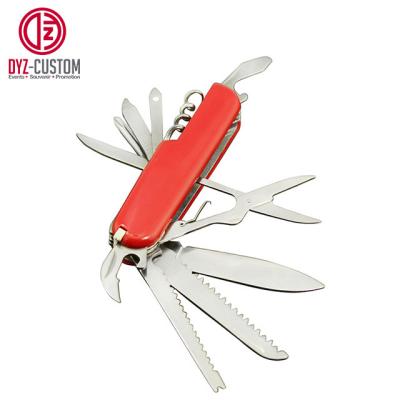 China Non-variable 11 in 1 Multi Function Folding Pocket Knife with Plastic Handle for sale