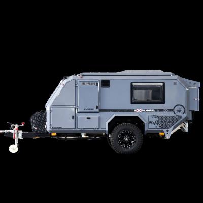 China Australian Standard Aluminum Alloy Camper Trailer Caravan Travel Trailer Small RV Travel Camper Trailer Offroad Auto Offroad for sale