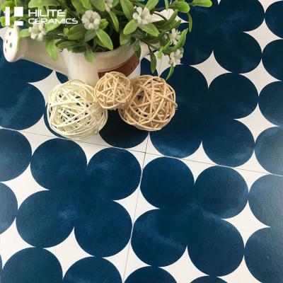 China Modern Fashional Designed Flowers Plants Texture Carpet Commercial Toilet Vitrified Floor Tile for sale