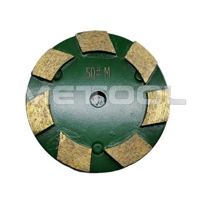 China Concrete Floor Grinding and Polishing Klindex Diamond Metal Grinding Discs With 7 Segments for Concrete for sale