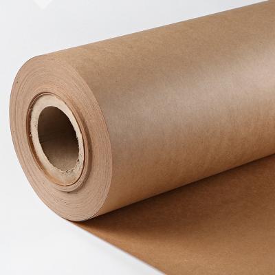 China Best Selling Recycled Materials 100% Biodegradable Printed Kraft Paper Roll l For Flower Wrapping for sale