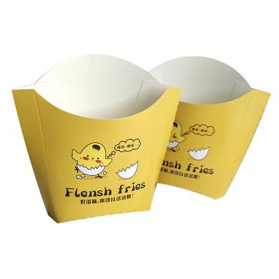 China Manufacturer Customized Food Product French Fries Paper Box French Fries Packaging Box for sale