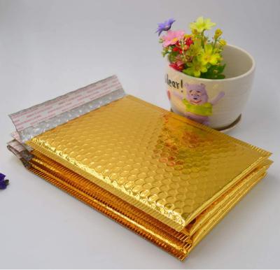 China ABC Eco-Friendly Rose Gold Bubble Mailers 10 Packs 9.5 x 13.5 Metallic Padded Envelopes Foil Bubble Bags for sale