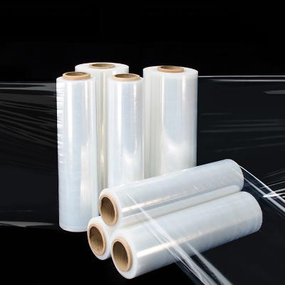 China Water soluble stretch film stretch film factory price cast transparent LLDPE shrink wrap pallet stretch film for sale