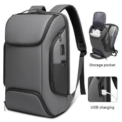 China With USB Factory Hot Sale Polyester Charging Wholesale Custom Men Waterproof Laptop School Backpacks for sale