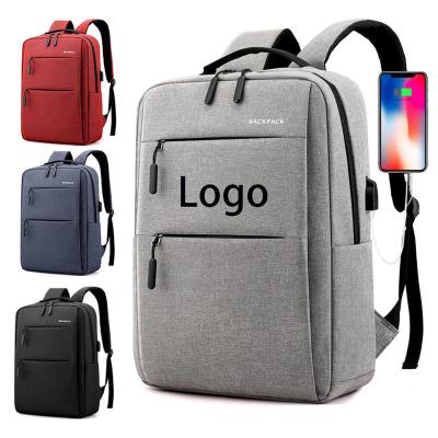 China With USB Customized 2020 Fashionable Business Laptop Bags Men's Anti-theft Waterproof Backpack With USB 15.6 Inch Travel Packing for sale