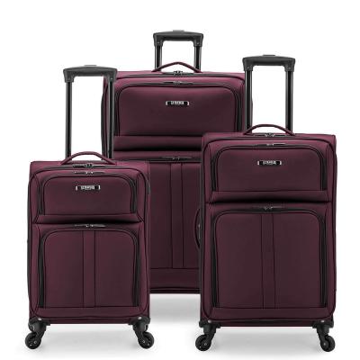 China 2022Light Oxford Business Travel Luggage Travel Package 3pc Sets Eva Suitcase Set 360 Wheel Suitcase Trolley Steering Nylon Luggage Sets for sale