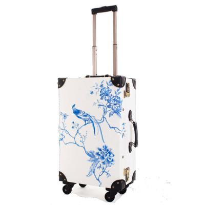 China DIDEA Shock Absorption Luggage Bag Travel Luggage Trolley Embroidery Luggage ABS PC for sale