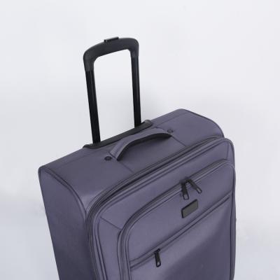 China Luxury Polyester DIDEA Travel Spinner Double Wheel Travel Luggage With Laptop Case for sale