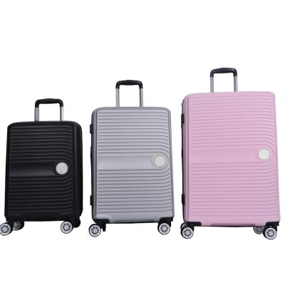 China ABS Spinner Wheels Soft ABS Hard Case Luggage Carrying Hand Set for sale