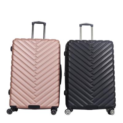 China Cheap ABS Factory Price Customize Lightweight Travel Trolley ABS Carry On Suitcase Luggage Bag for sale