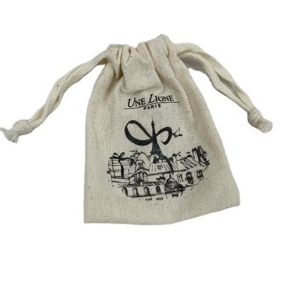 China Special Natural Jewelry Pouch Gift Small Burlap Bags Drawstring Jute Sack for sale