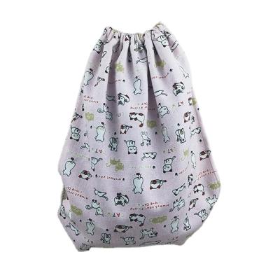 China Promotion Canvas Drawstring Backpack for Shopping and Gym, Organic Cotton Canvas Drawstring Backpack Drawstring Bag for sale